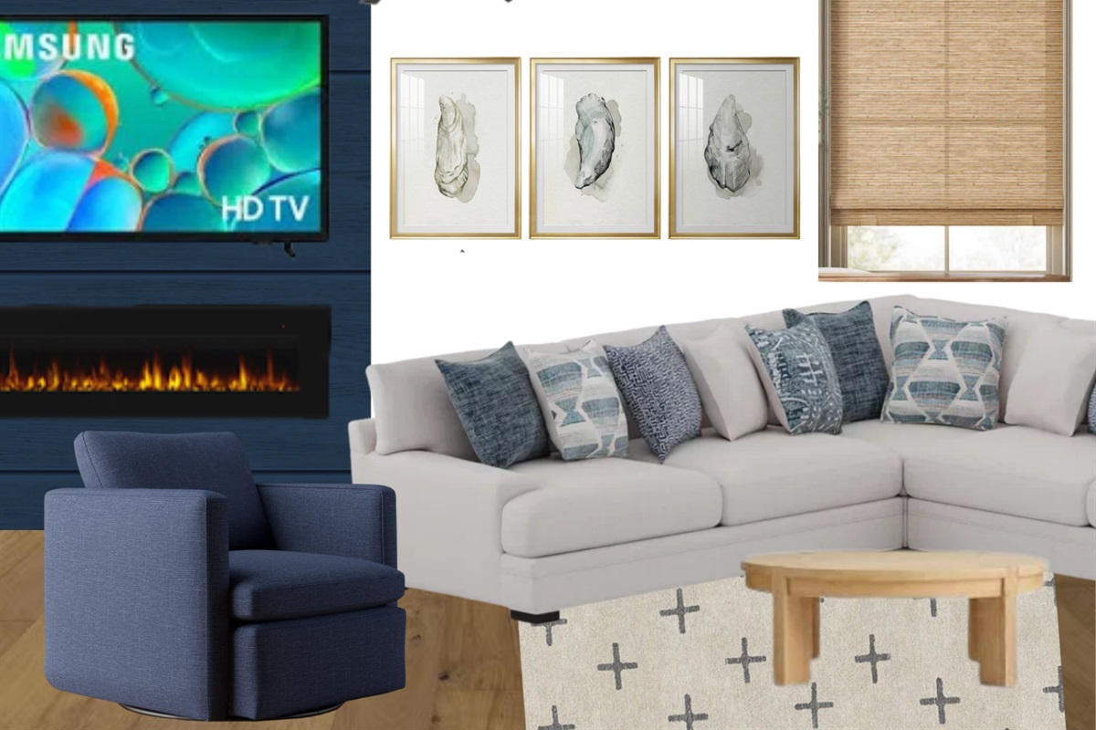 Home under renovations. AI generated image to give a visual representation of the new look. Actual results may vary.