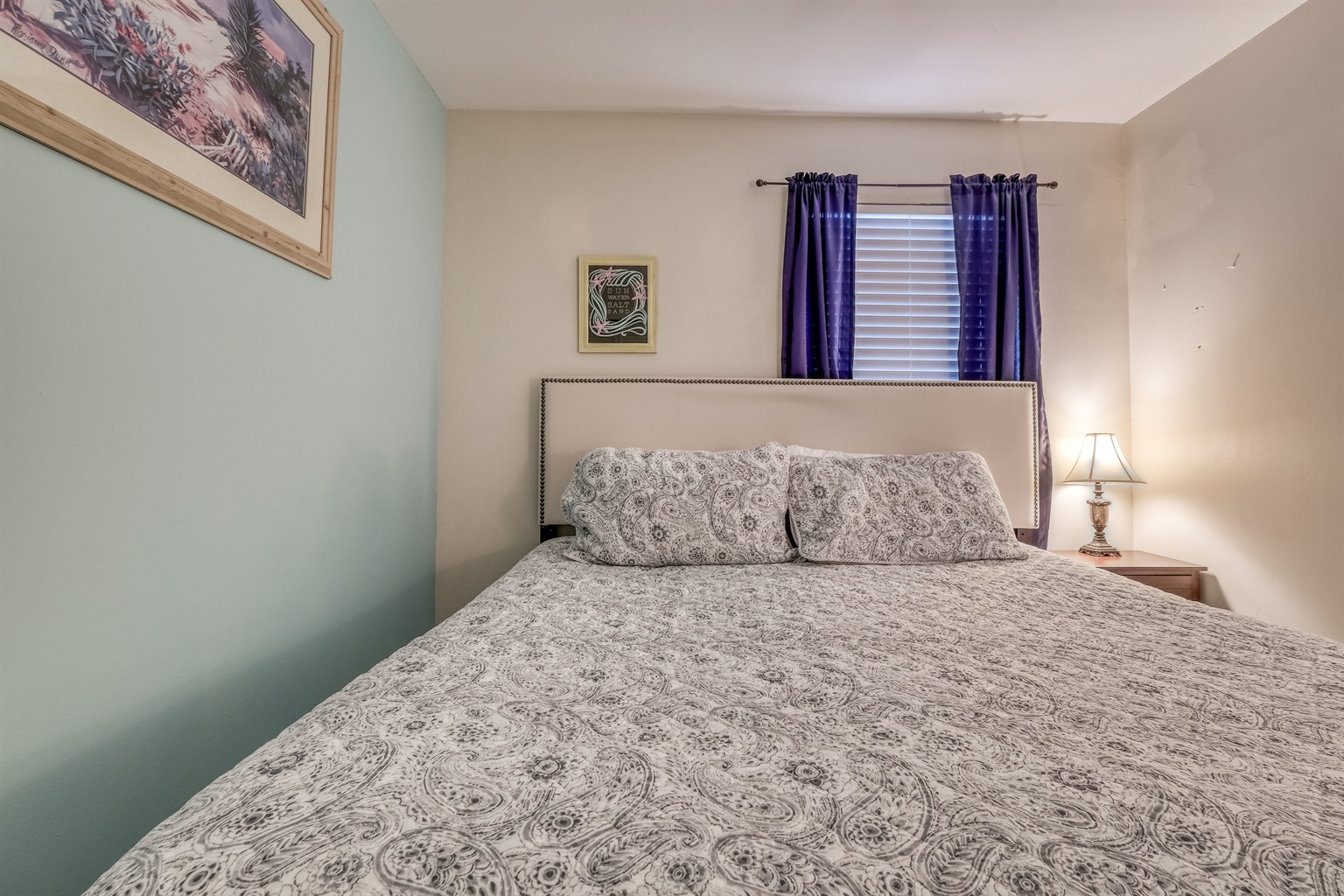 Master has a king bed