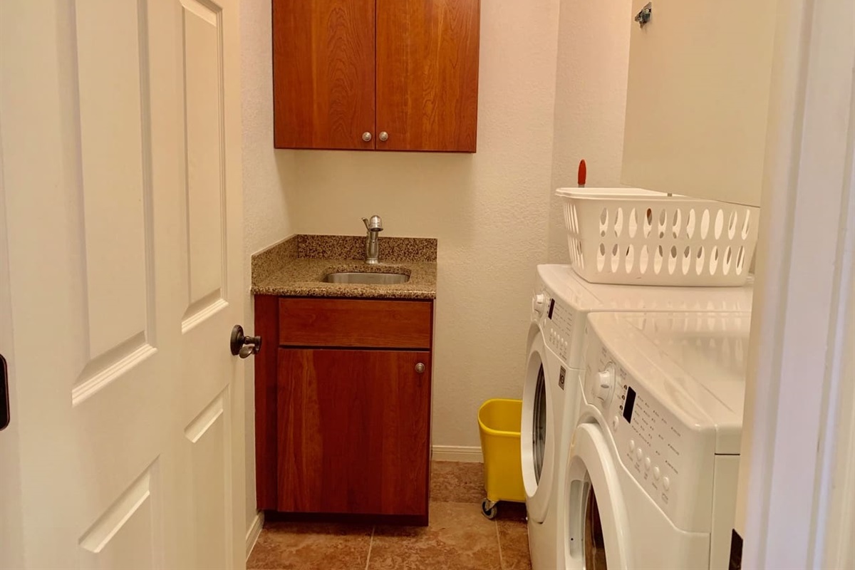 Utility Room with Full Size Washer/Dryer