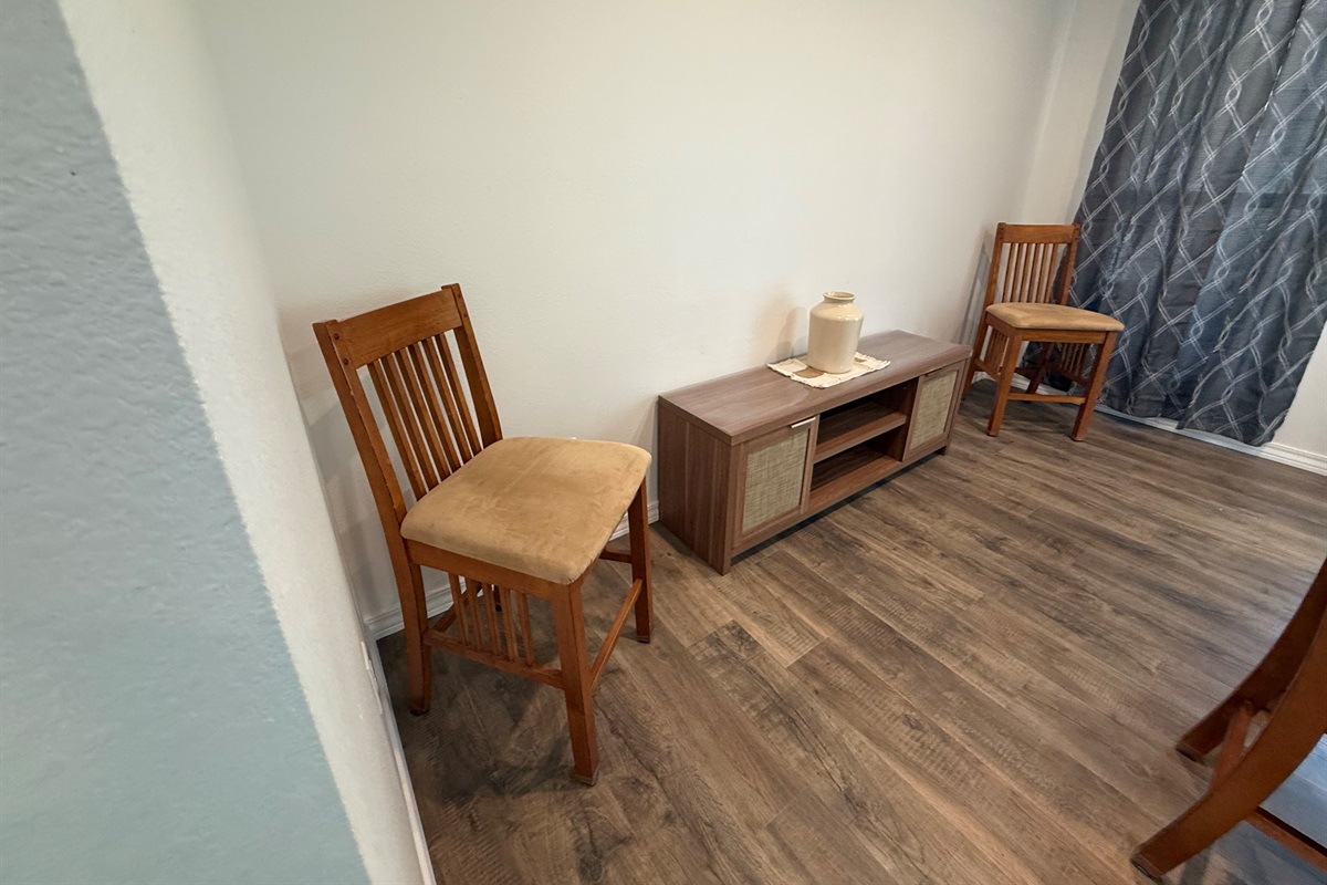 Dining room, extra storage 