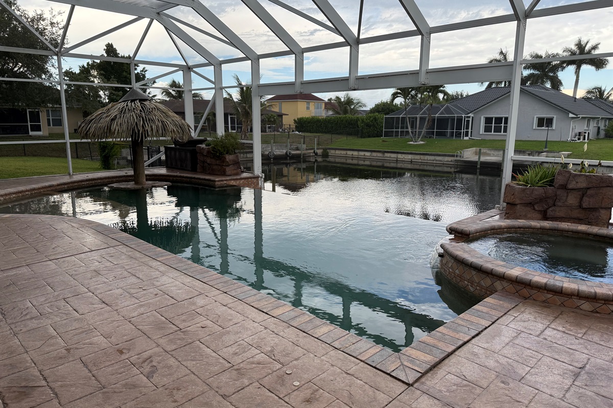Pool from Spa