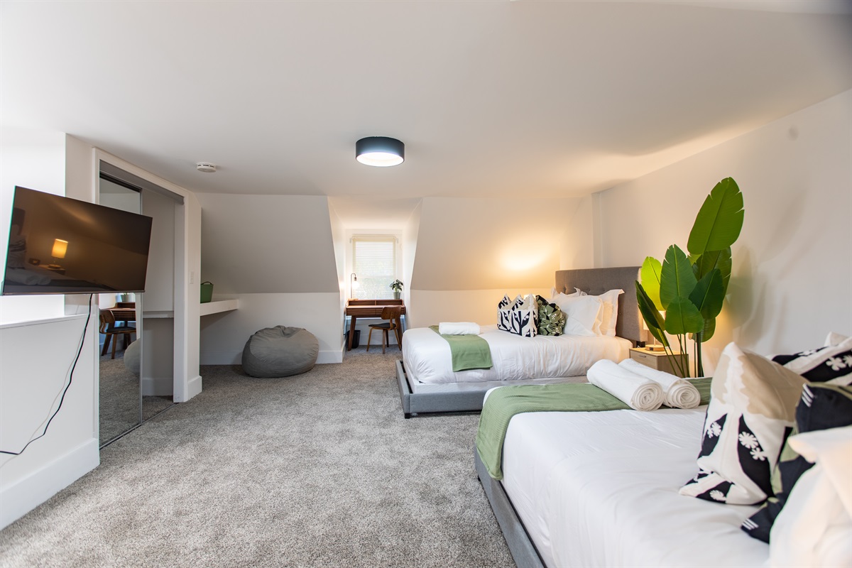 Spacious two queen beds
