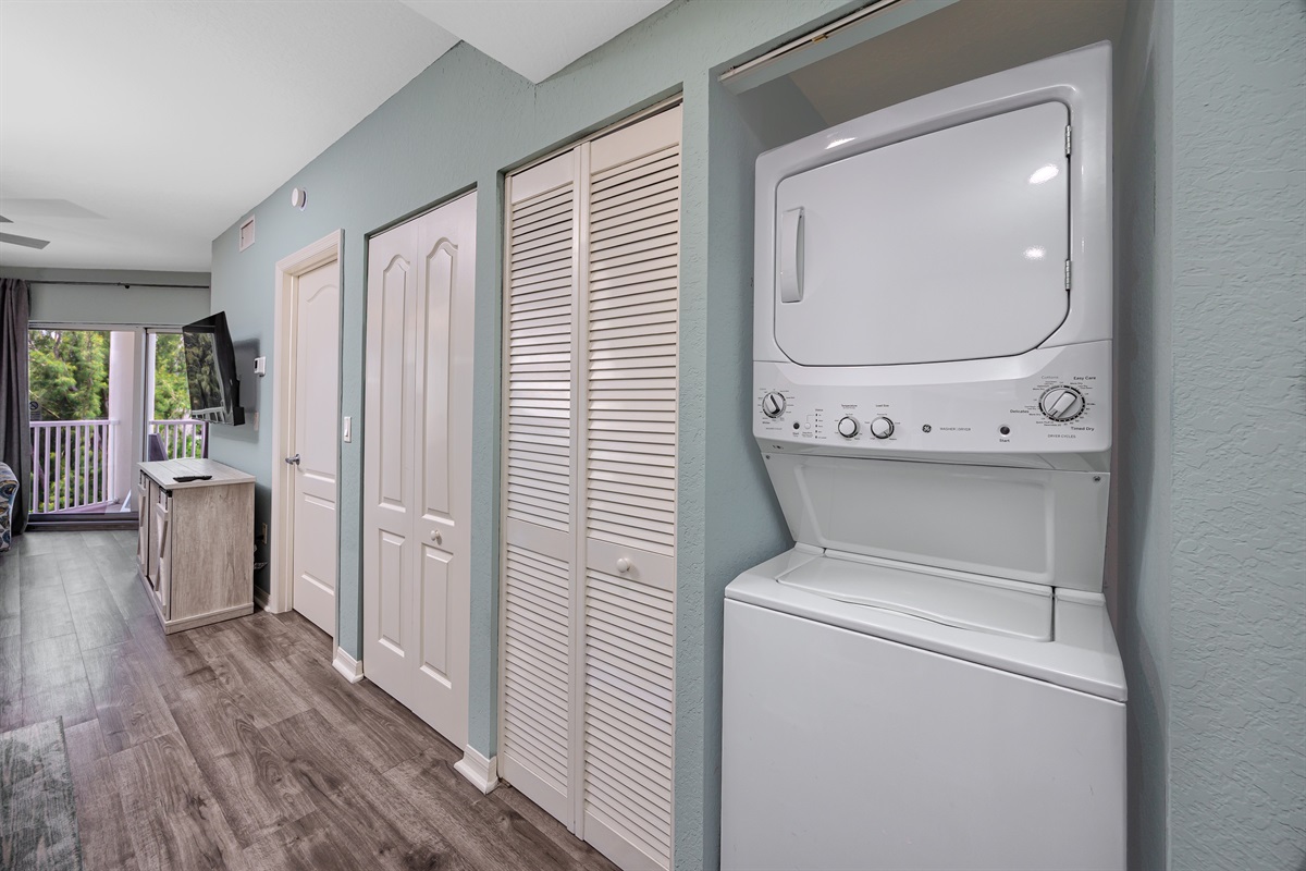 Washer & Dryer in unit