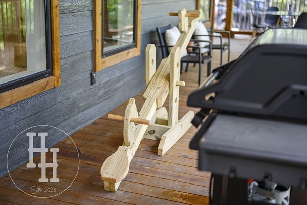 Custom seesaw for kids to enjoy!