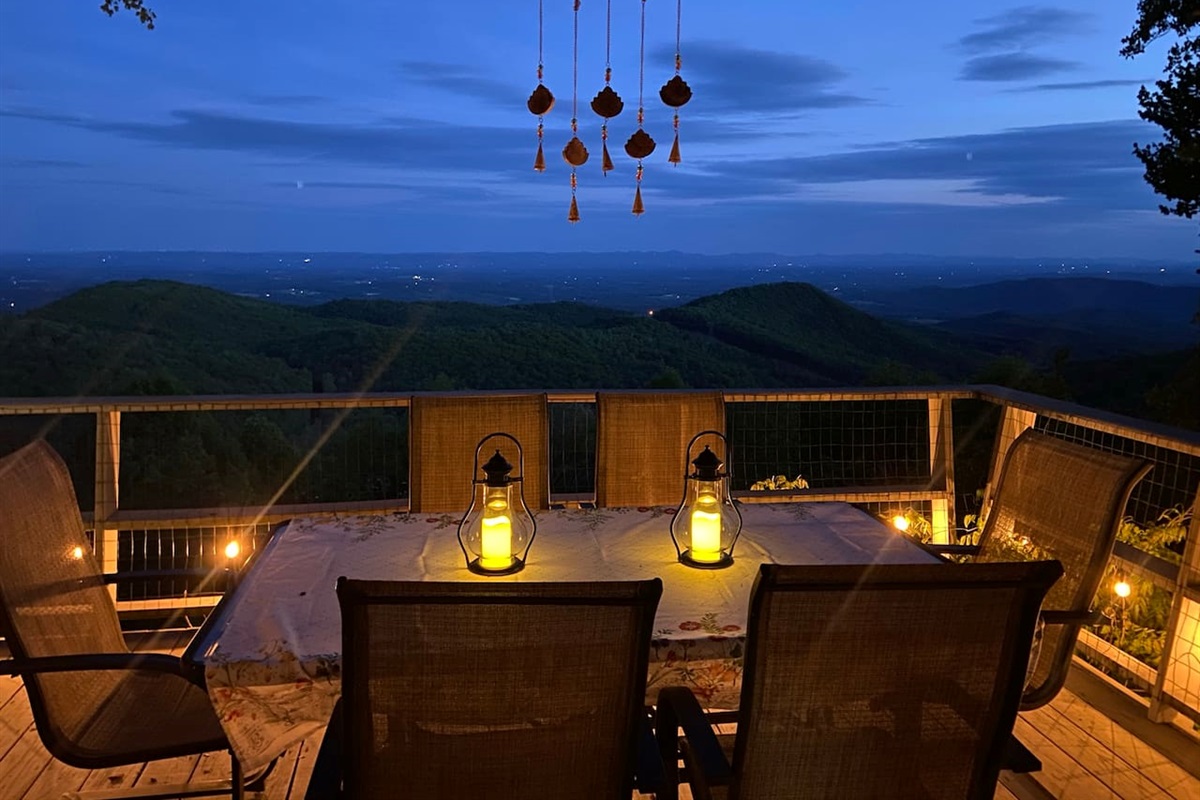 Summertime Dinner on the Deck