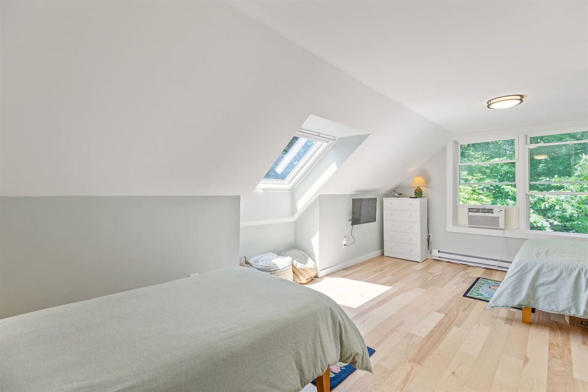 Third floor beds...two twin beds with half bath included