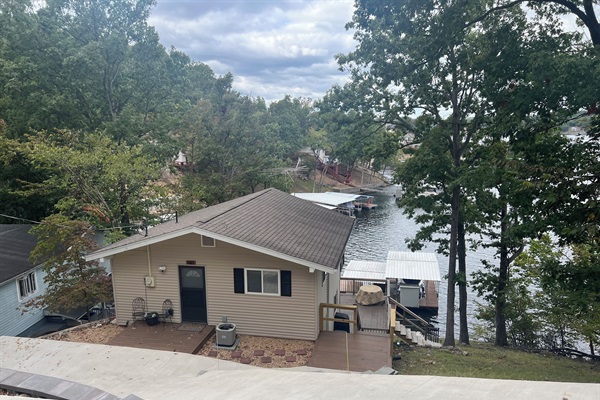 Front of House with private driveway