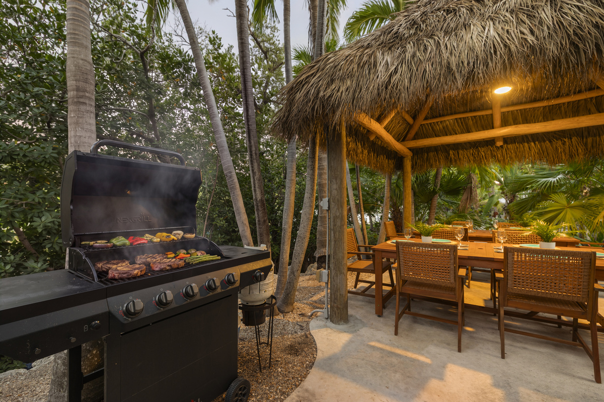 A BBQ to cook the fresh catch from the day.