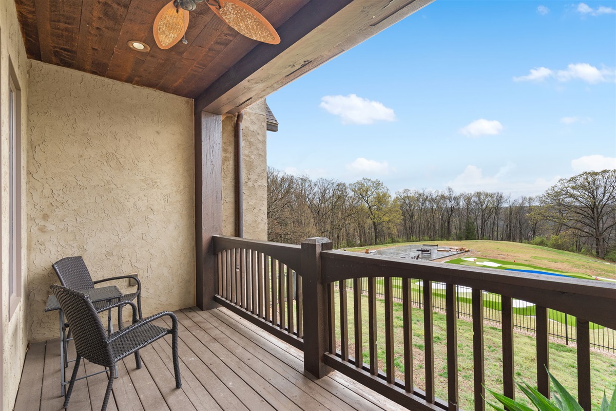 Watch the family from the master bedroom deck!