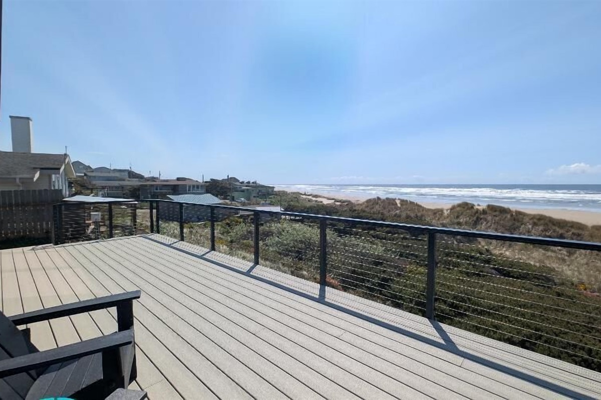 beach side deck
