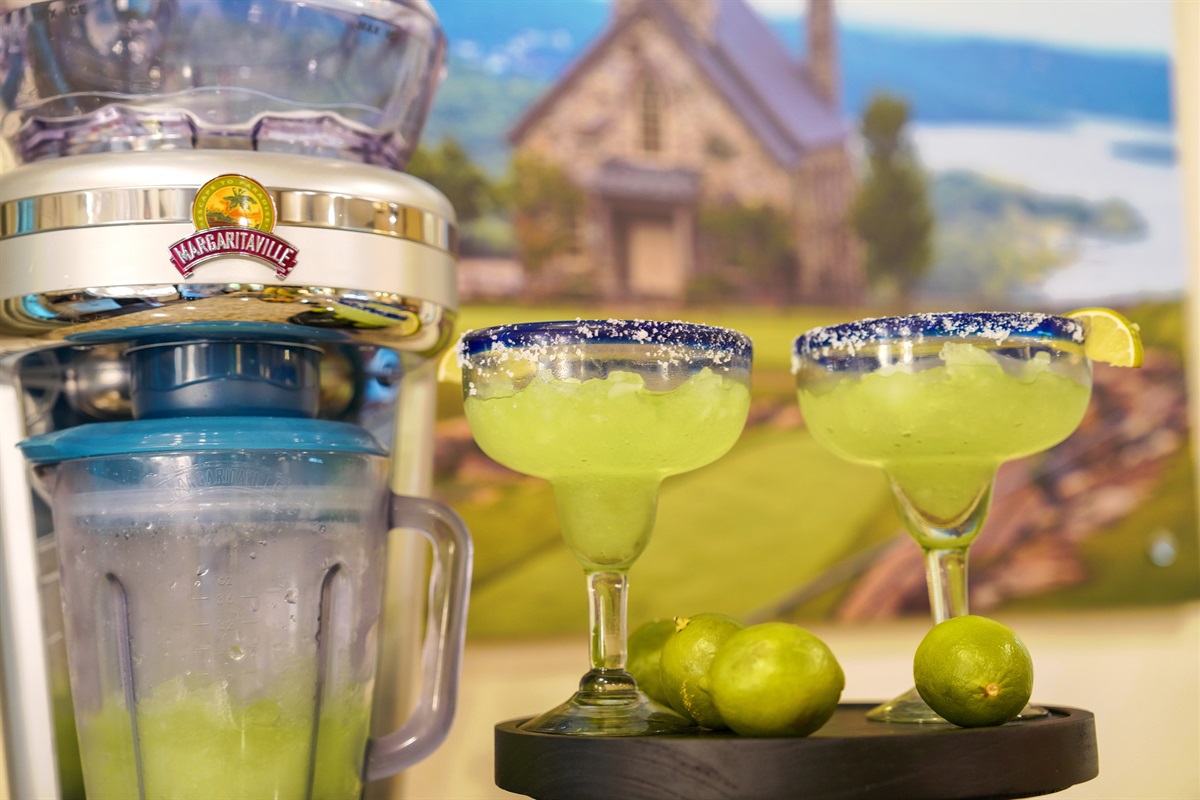 There's even a margarita machine!