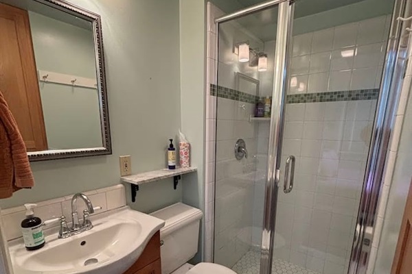En suite bathroom