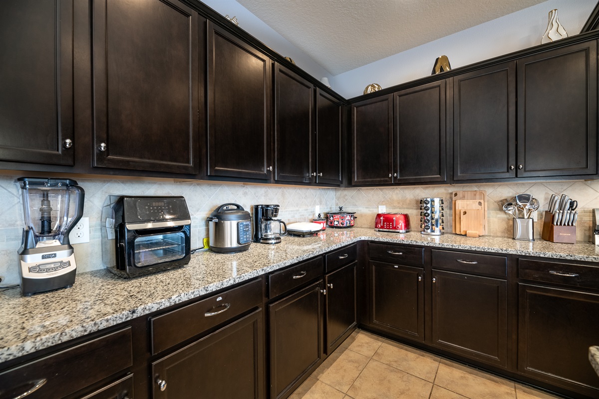 Everything you could possibly need in a kitchen