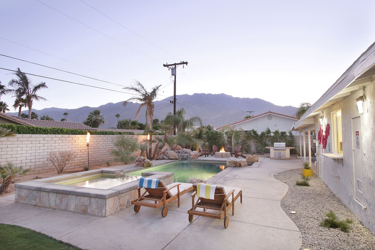 Pool / Backyard / Margarita Bar at Kitchen Window, Stunning Mountain Views