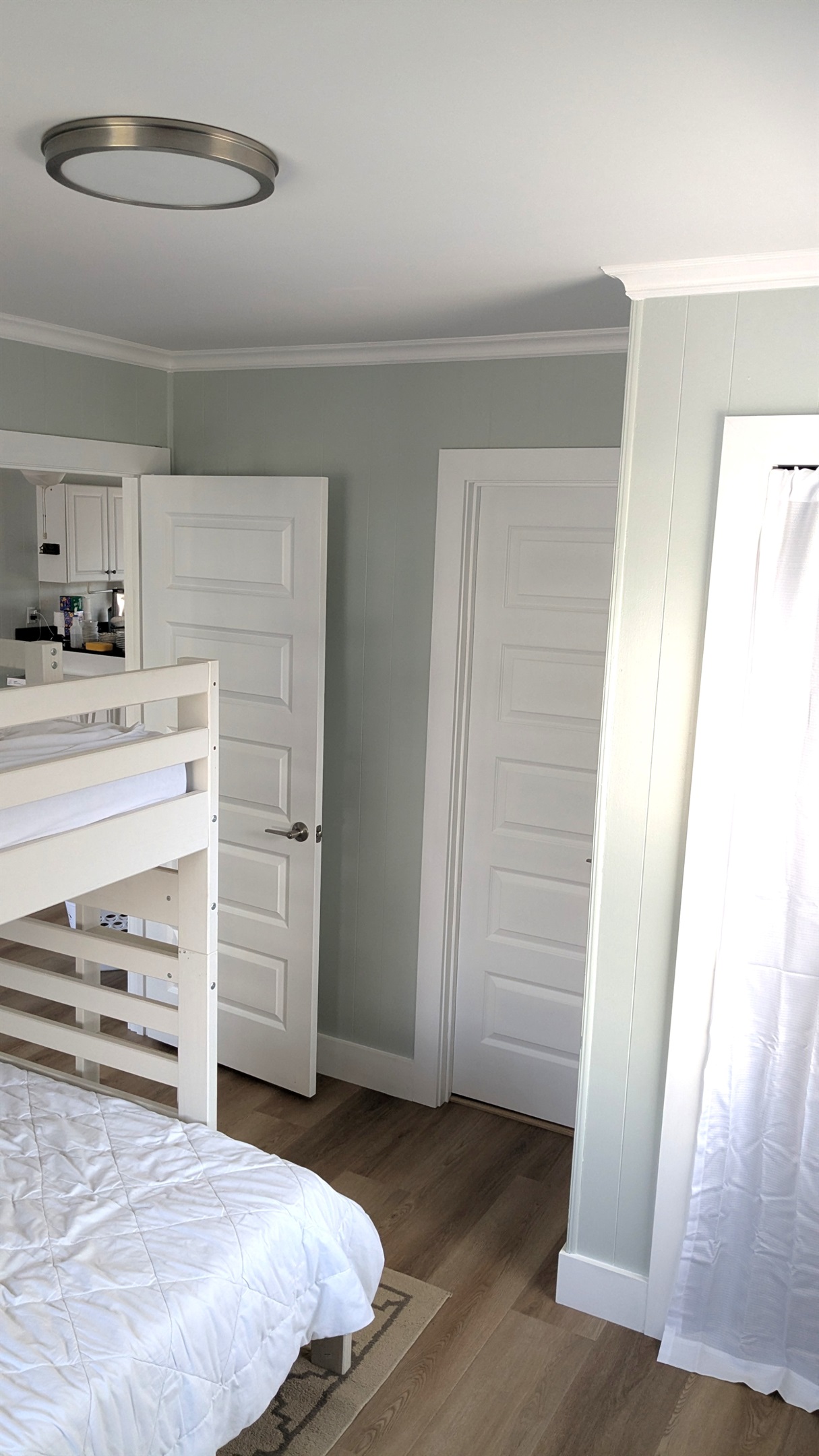 Bunk beds with a twin over full make for a perfect kids spot!