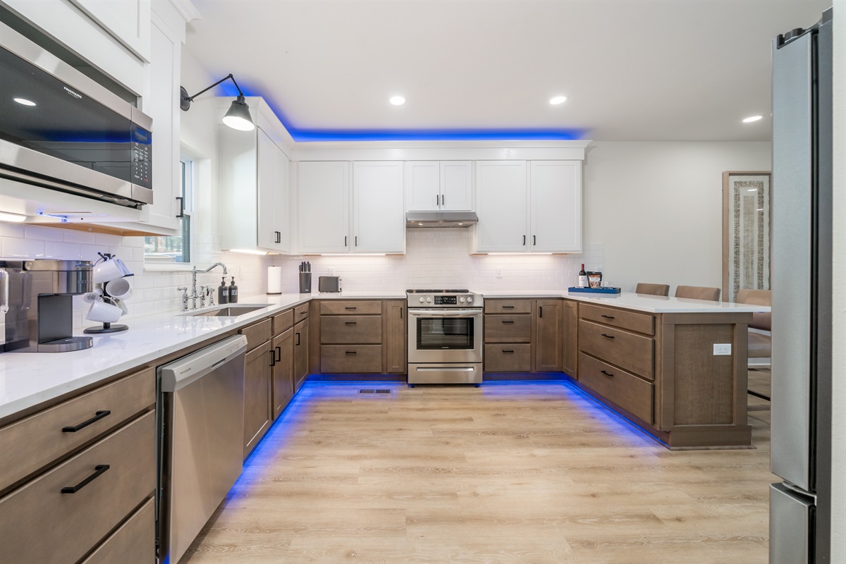 Enter the Townhouse from Covered Parking into the Main Level Kitchen