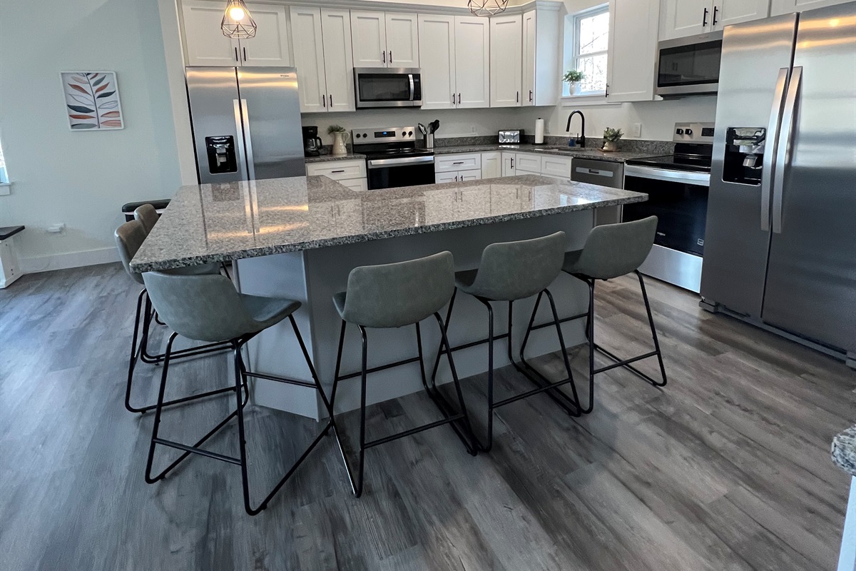 large spacious kitchen