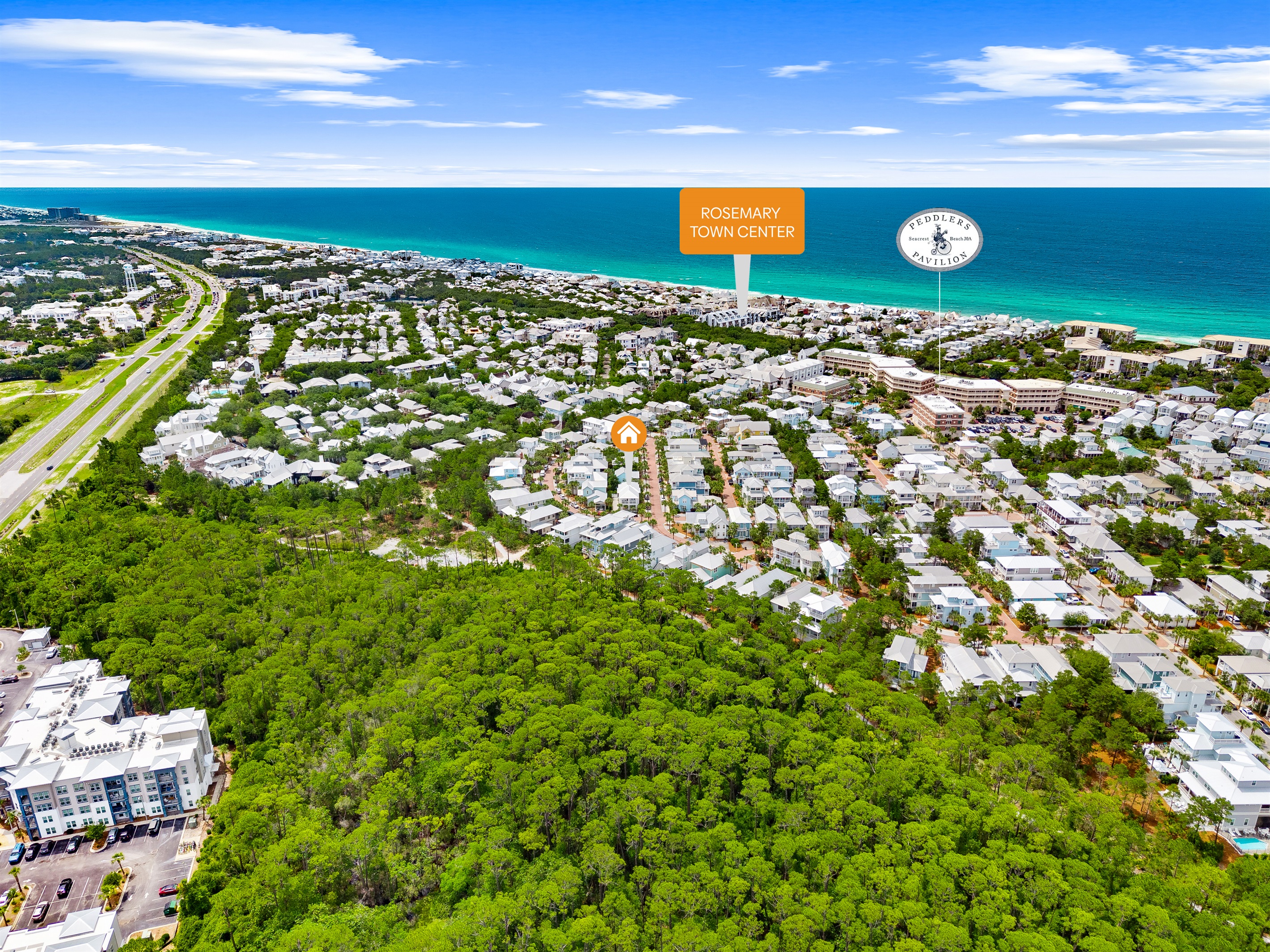 Ideally situated between Rosemary Beach and Alys Beach, Seacrest offers guests convenient access to sugar-white sand beaches, local restaurants, boutique shopping, and everything that makes the 30A lifestyle so special.