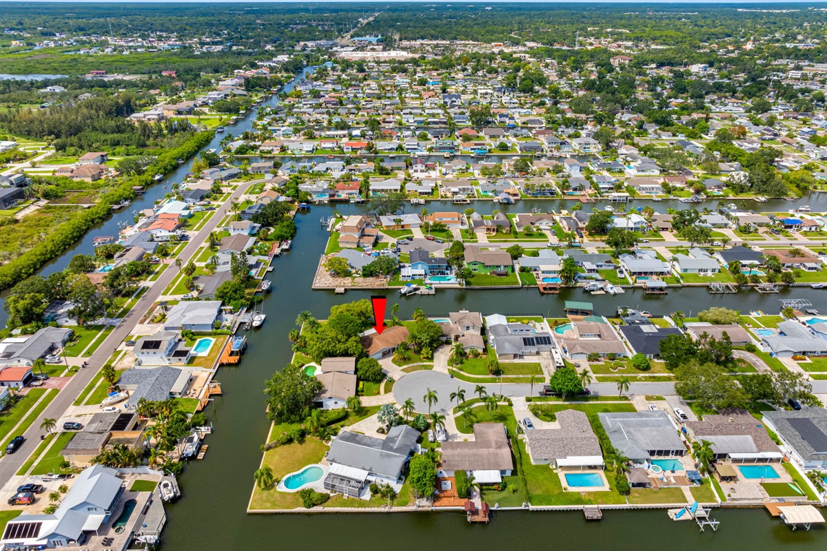 Aerial View of the Neighborhood