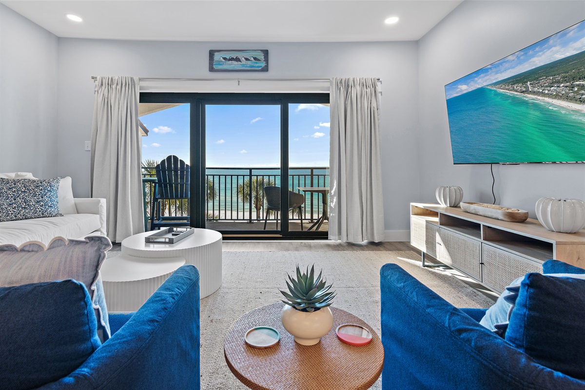 Corner unit with gulf front views