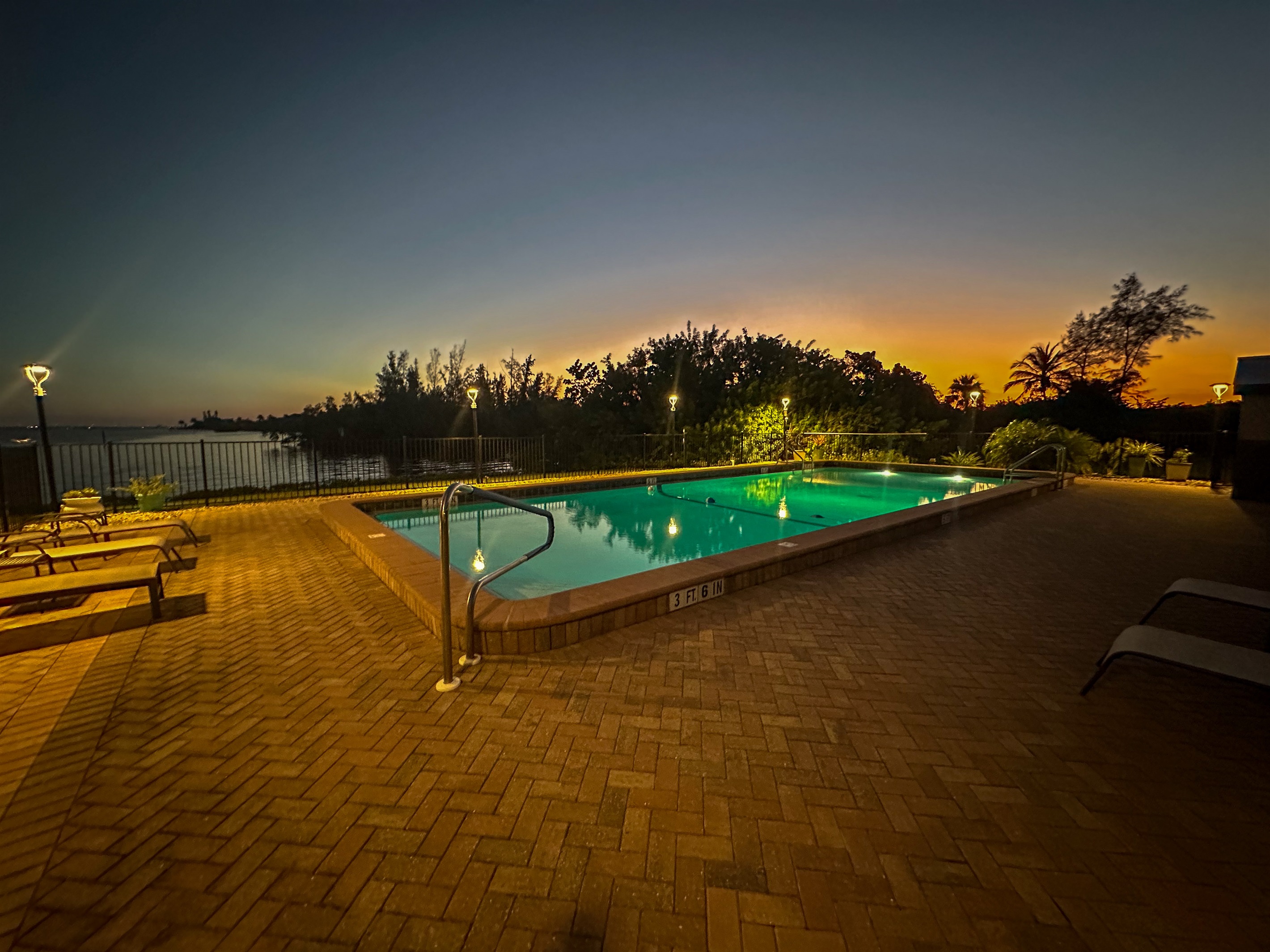 Pool at Twilight