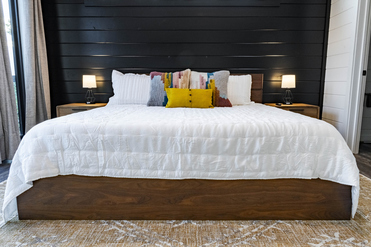 Bedroom 4. Upstairs, balcony with panoramic views.