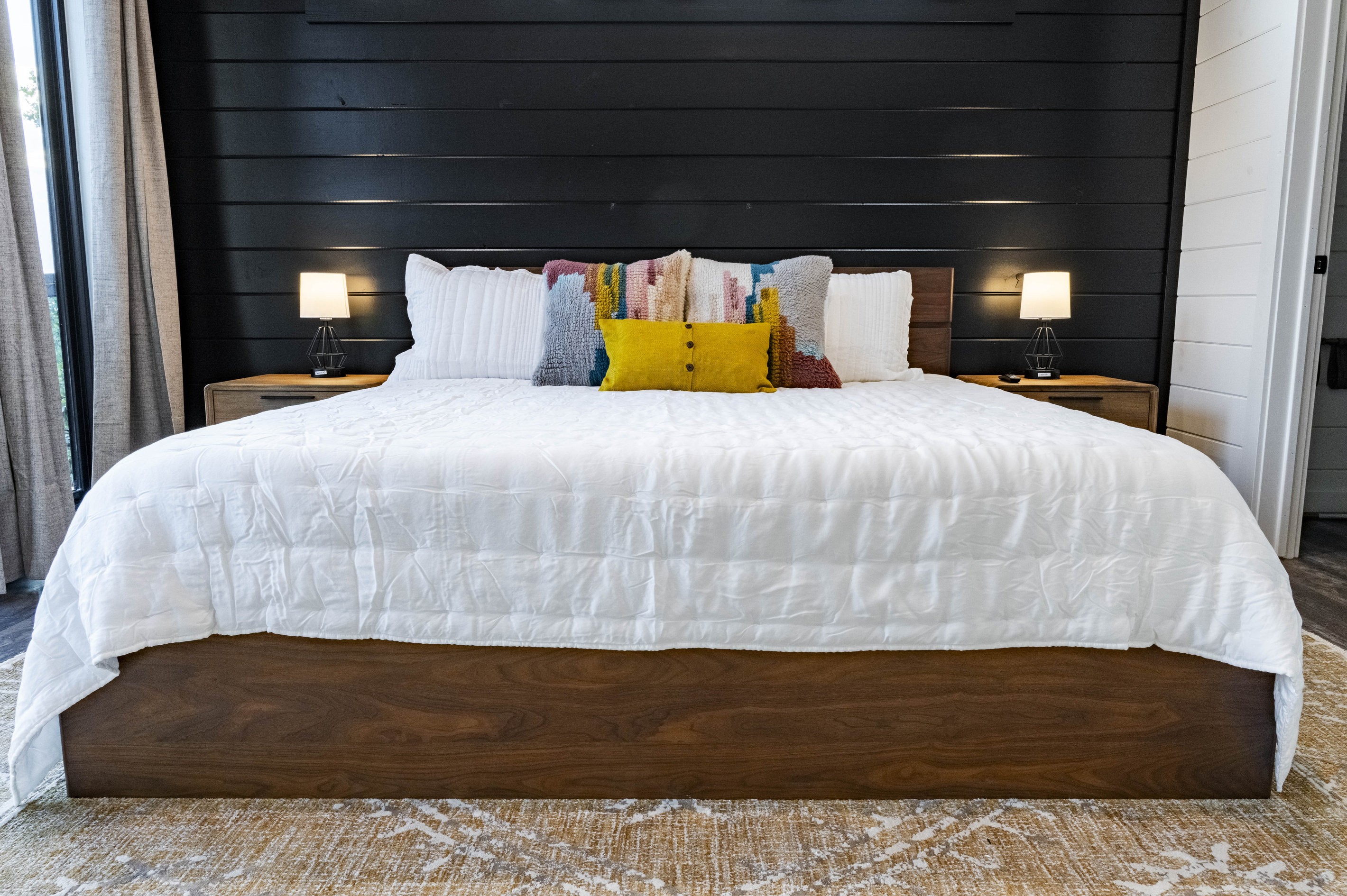 Bedroom 4. Upstairs, balcony with panoramic views.