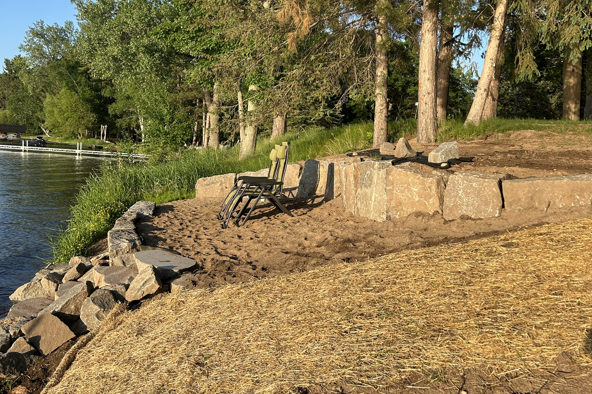 Relax in the new beach area!