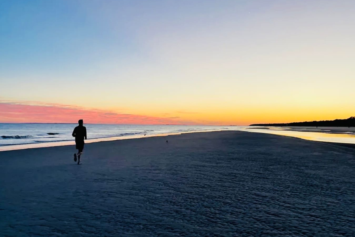 Sunset on Folly Field Beach