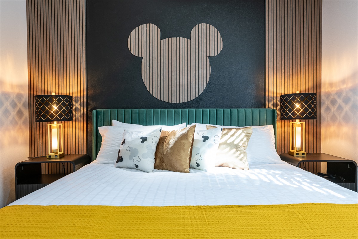 Classic Mickey Mouse King Bedroom