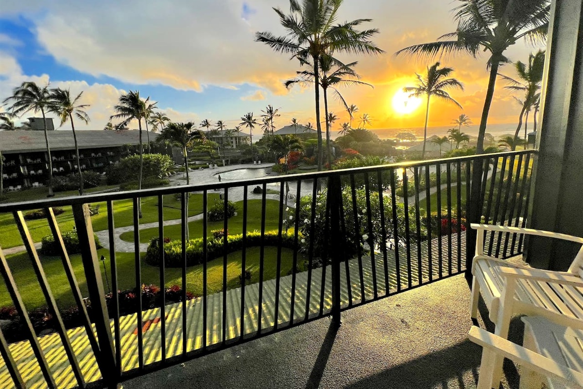 View from lanai at Unit 2444