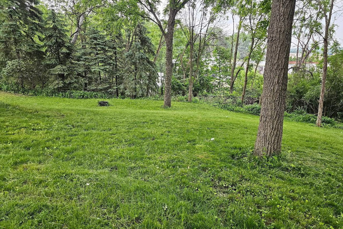 Plenty of room in the backyard for your pet to roam or kids to play