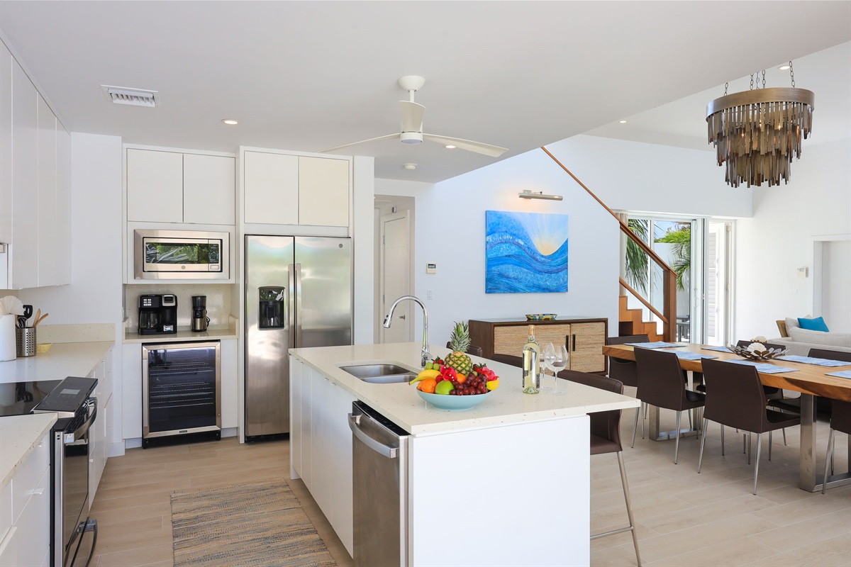 Fully equipped kitchen
