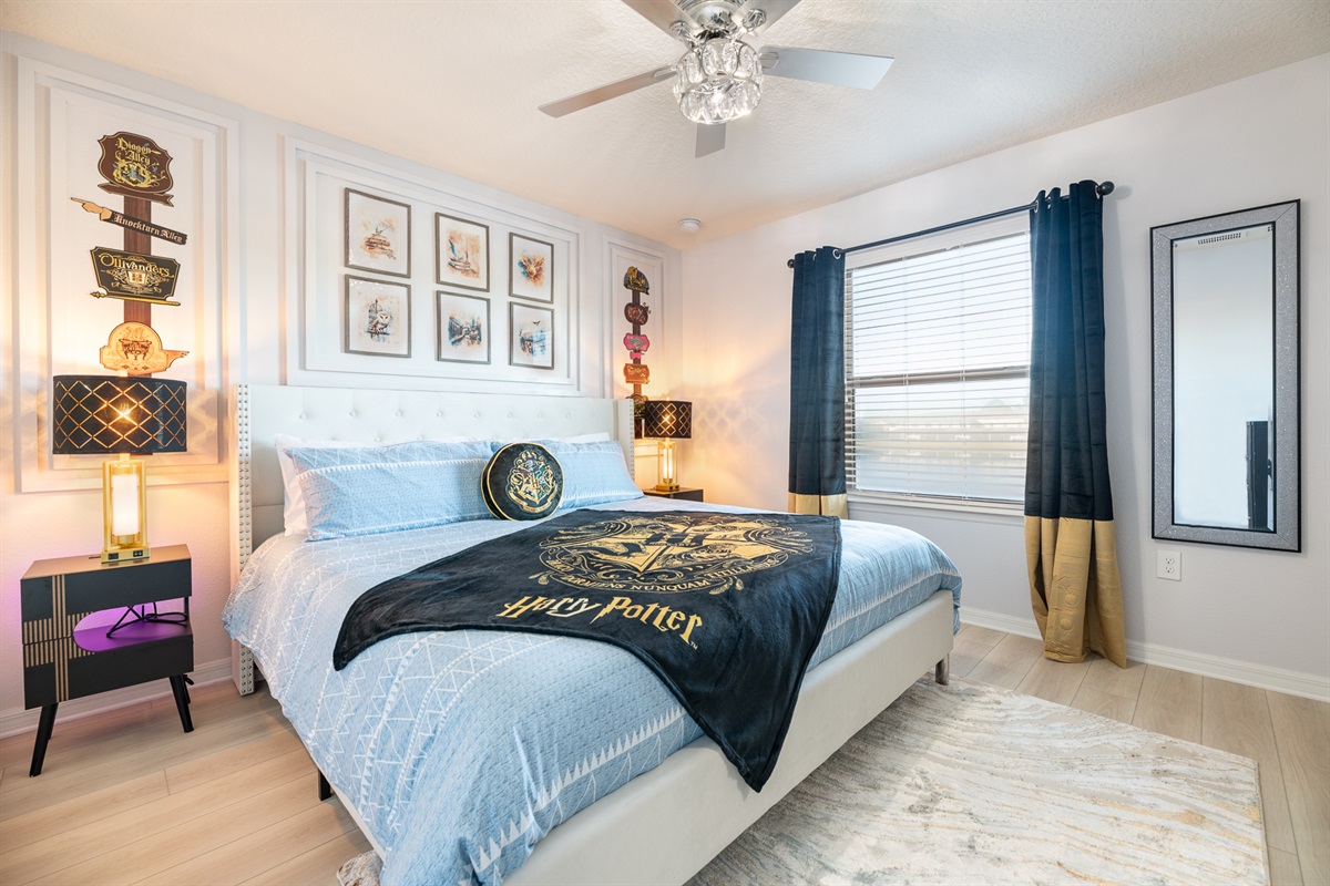 The Harry Potter adult room is the 6th of our King Bedrooms
