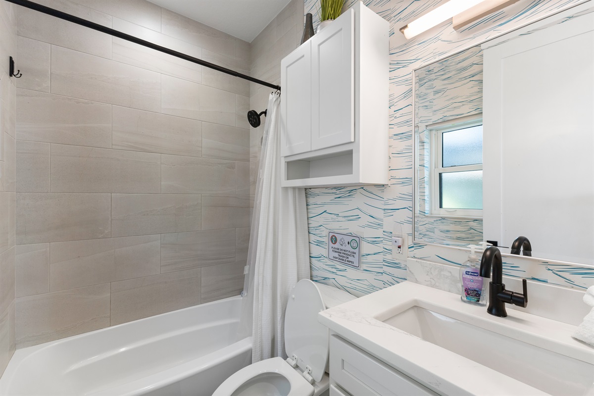 Bathroom off of Living Room