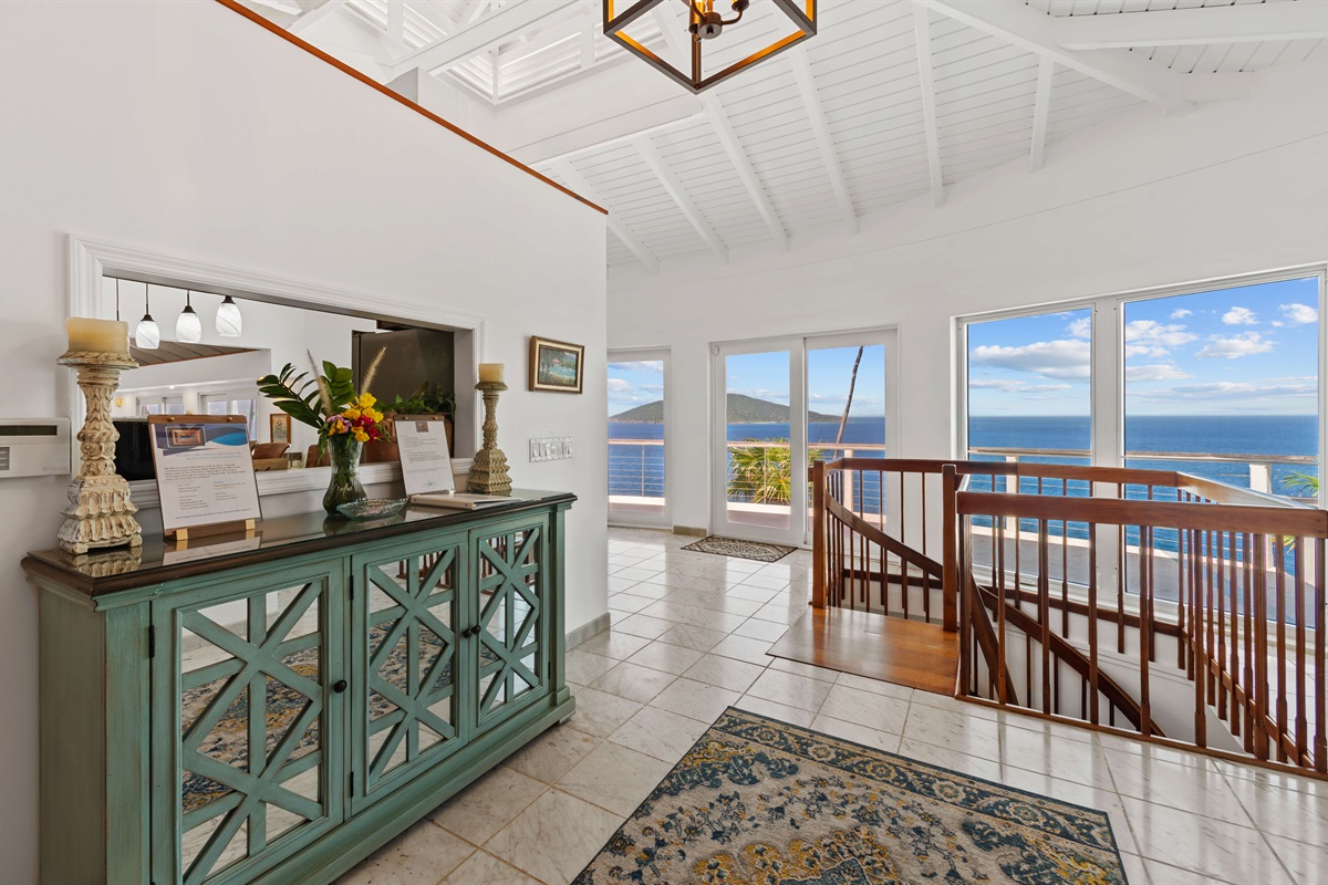 The views are captivating from the moment you walk inside.