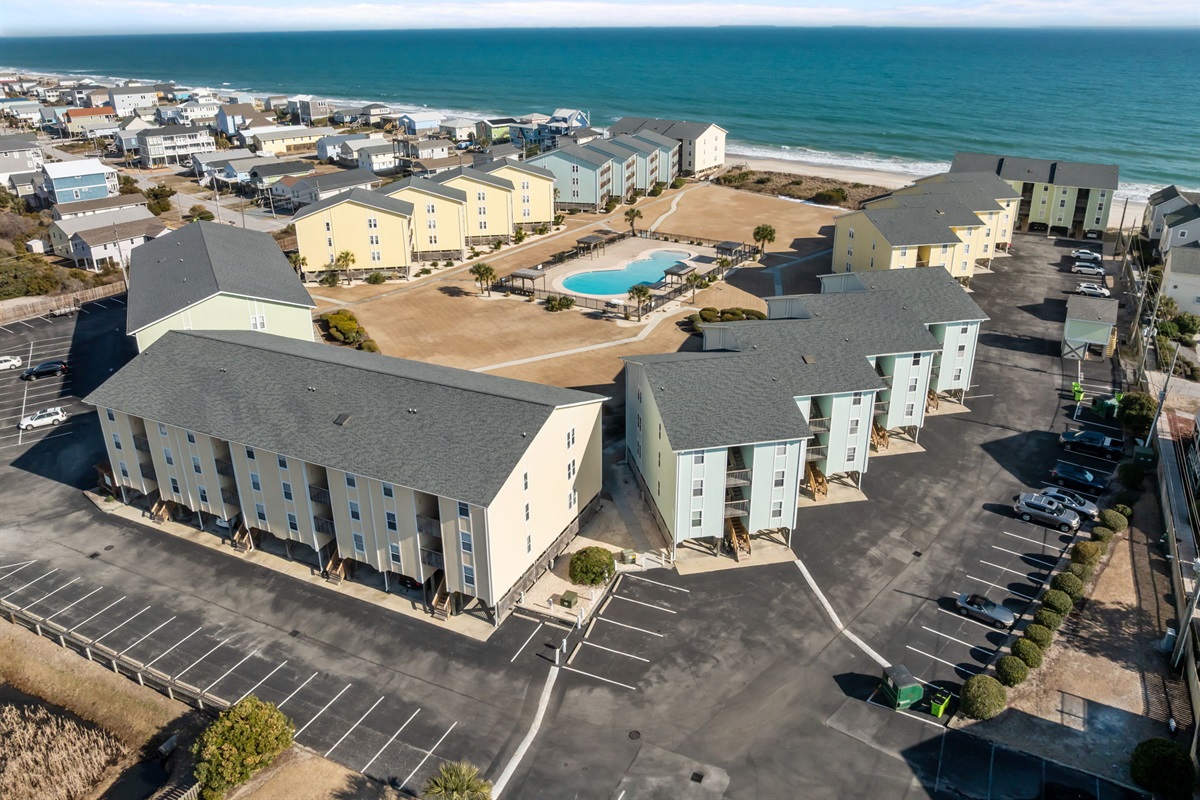 Aerial complex photo