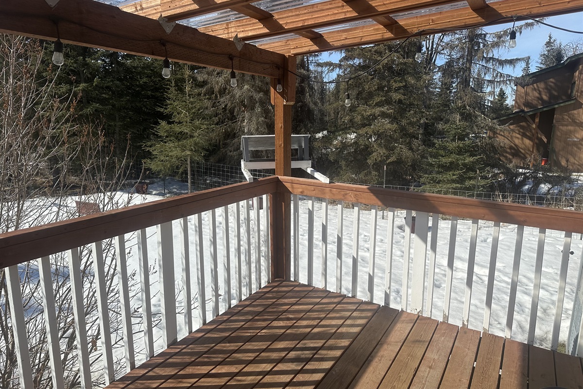 Covered back deck