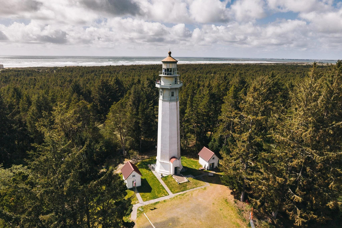 {Grays Harbor Lighthouse} Visit Washington's tallest lighthouse and take in sweeping views of the coastline from this iconic local landmark.