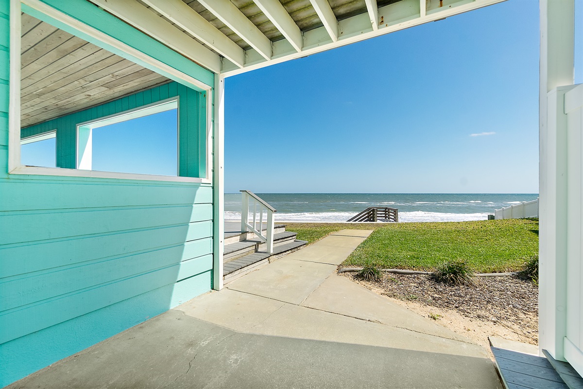 Direct beach access just steps from your door