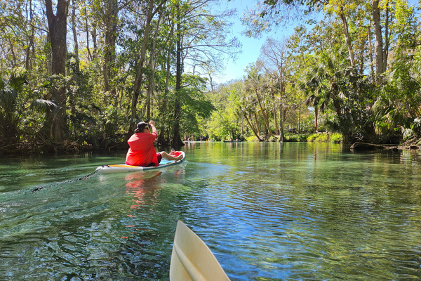 Kayaking the Weeki Wachee River is one of our favorite ways to explore the area surrounding Weeki Mermaid Retreat!