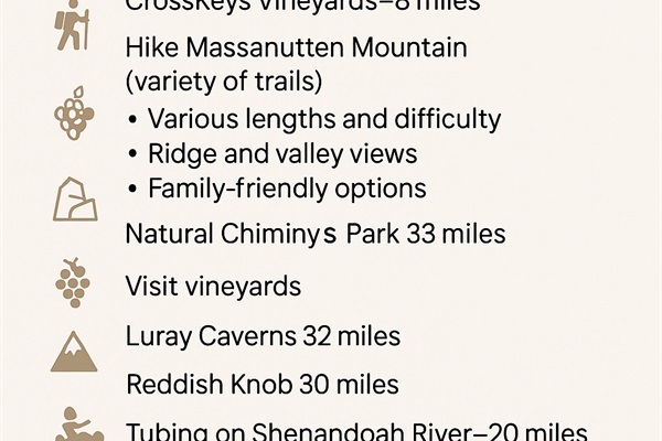 Things to do in the area