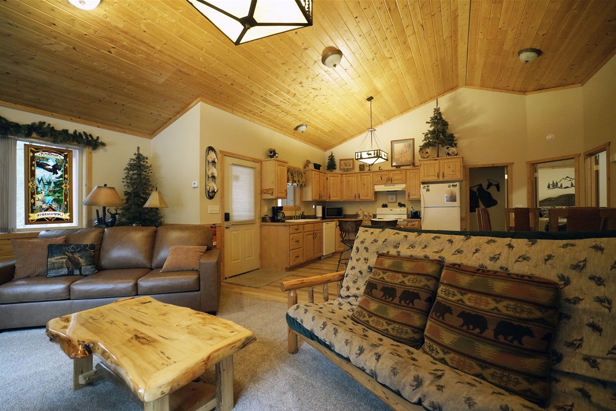 Open Kitchen/Dining/Living room