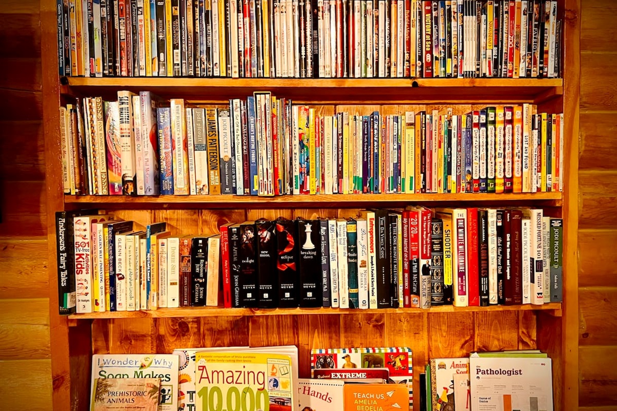 Enjoy a book or DVD