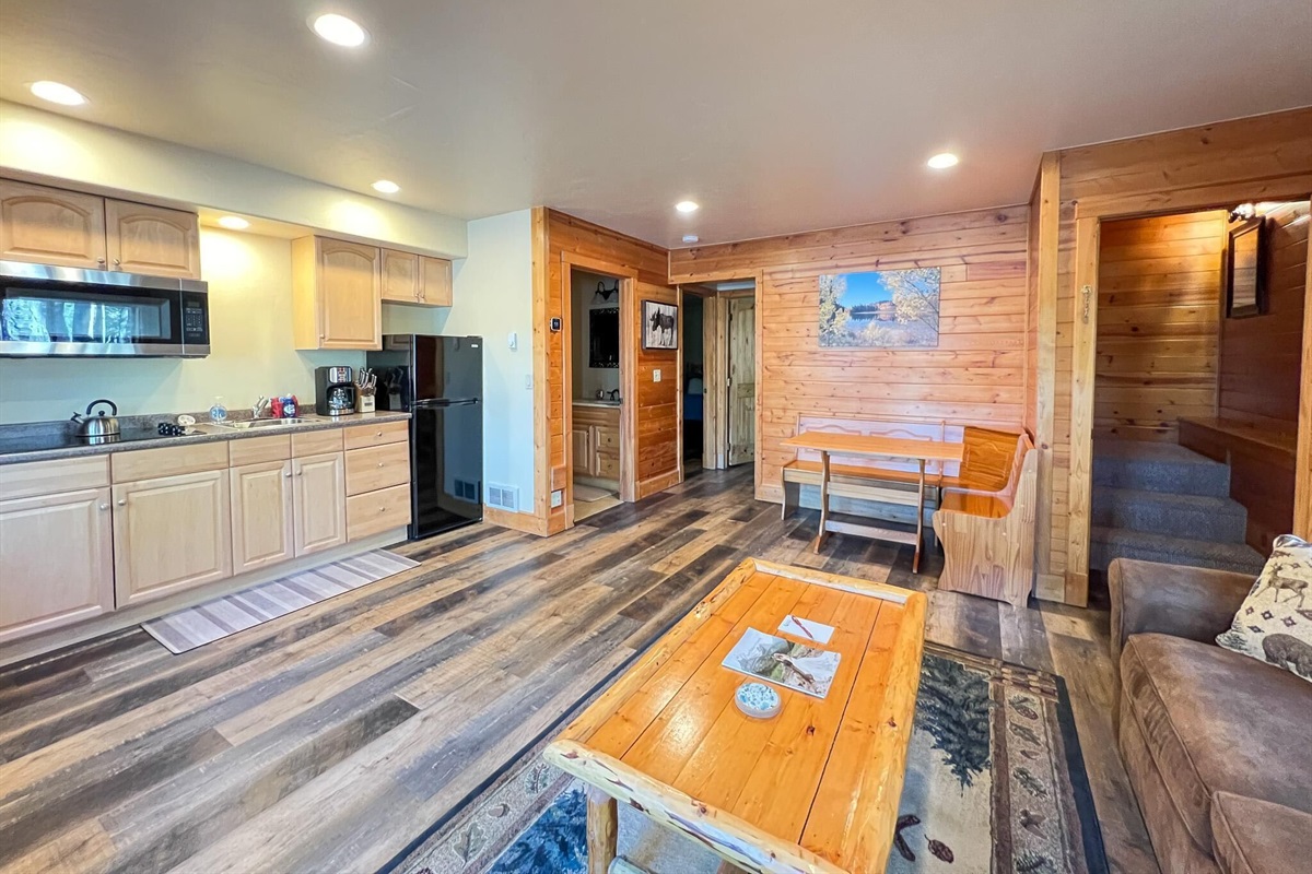 Downstairs Living Room/Kitchen