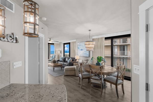 Dining Room and Living Room