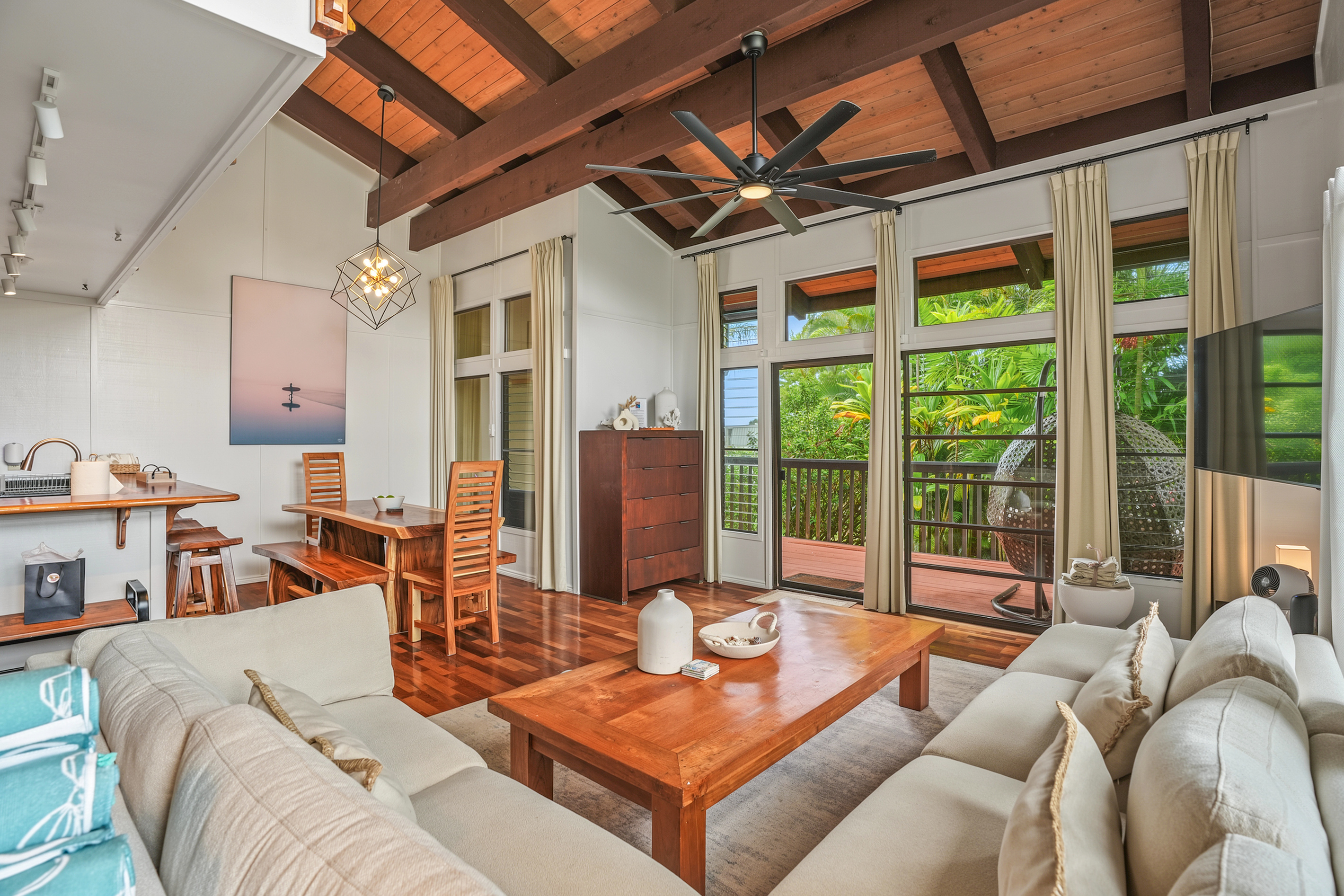 Open living room
