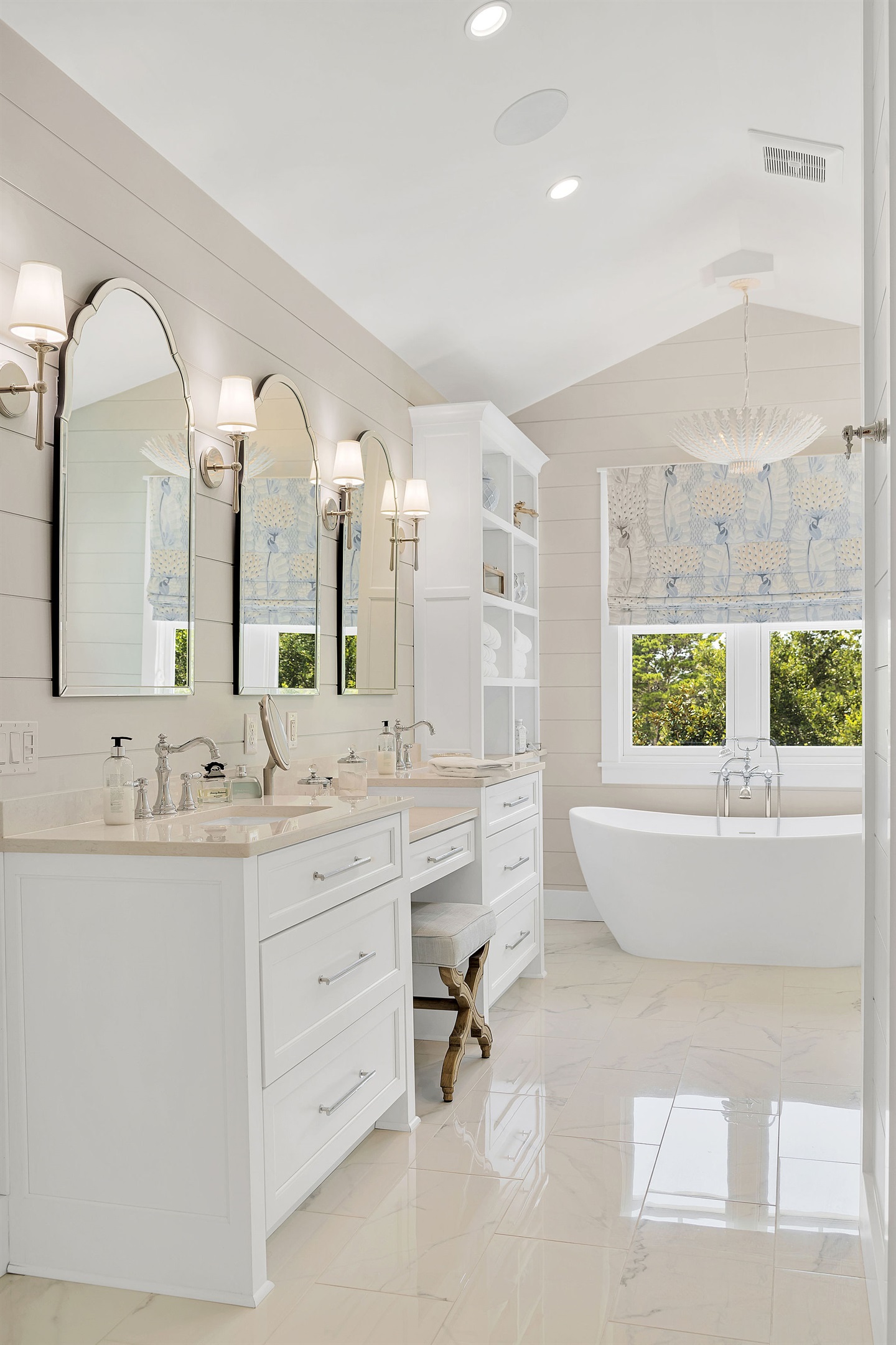 The Master Bath is retreat in itself.