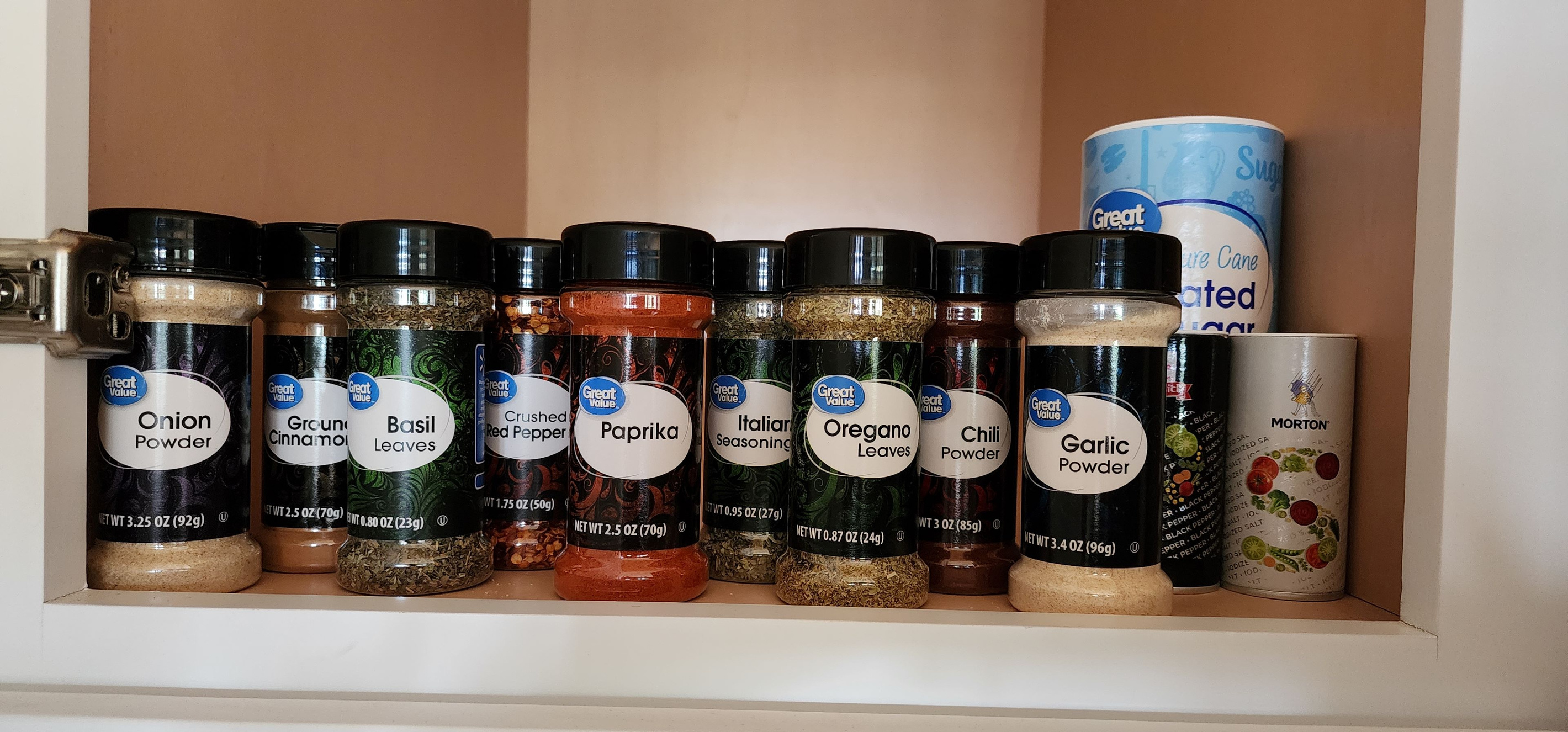 Stocked with spices for easy cooking