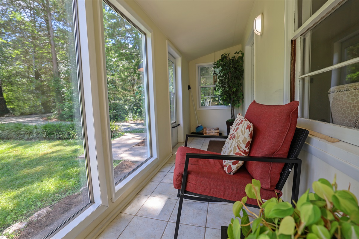 Front entry sunroom